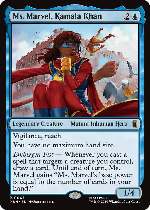 Image for Ms. Marvel, Kamala Khan (67) [Marvel Super Heroes] - Magic: The Gathering