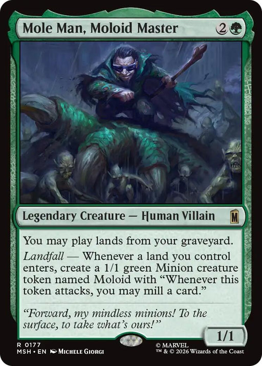 Image for Mole Man, Moloid Master (177) [Marvel Super Heroes] - Magic: The Gathering