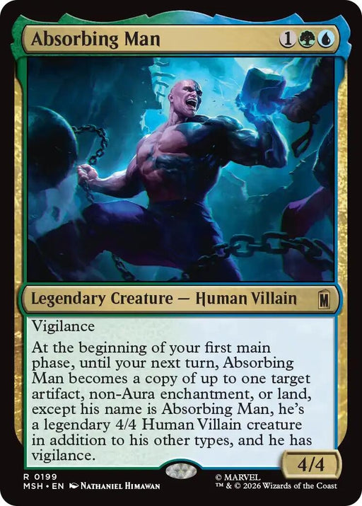Image for Absorbing Man (199) (Foil) [Marvel Super Heroes] - Magic: The Gathering