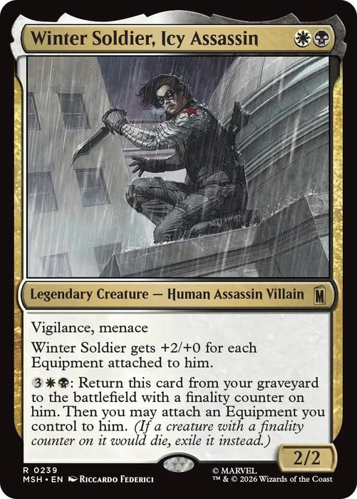 Image for Winter Soldier, Icy Assassin (239) (Foil) [Marvel Super Heroes] - Magic: The Gathering