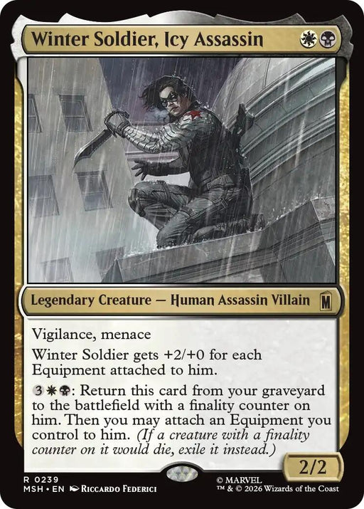 Image for Winter Soldier, Icy Assassin (239) (Foil) [Marvel Super Heroes] - Magic: The Gathering