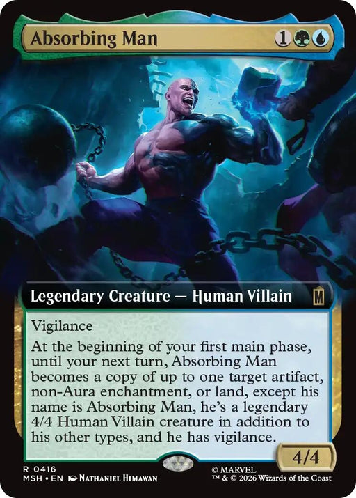 Image for Absorbing Man (Extended Art) (416) [Marvel Super Heroes] - Magic: The Gathering