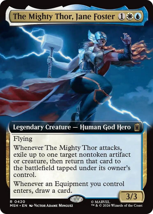 Image for The Mighty Thor, Jane Foster (Extended Art) (420) [Marvel Super Heroes] - Magic: The Gathering
