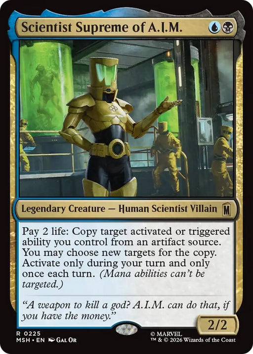 Image for Scientist Supreme of A.I.M. (225) [Marvel Super Heroes] - Magic: The Gathering