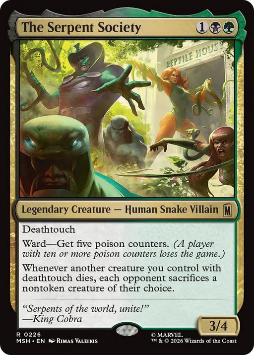 Image for The Serpent Society (226) (Foil) [Marvel Super Heroes] - Magic: The Gathering