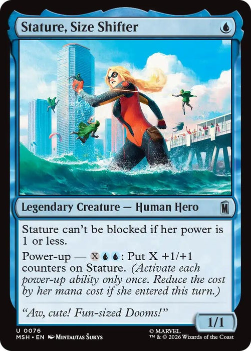 Image for Stature, Size Shifter (76) [Marvel Super Heroes] - Magic: The Gathering