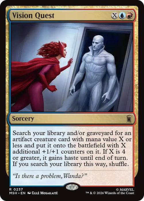 Image for Vision Quest (237) (Foil) [Marvel Super Heroes] - Magic: The Gathering