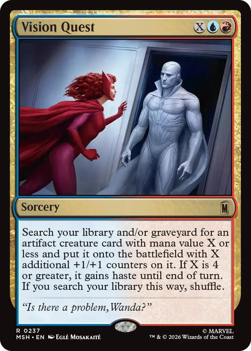 Image for Vision Quest (237) (Foil) [Marvel Super Heroes] - Magic: The Gathering