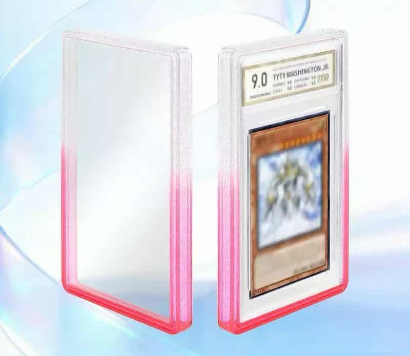 Protective Bumper Guard with Clear Backing for PSA Graded Card