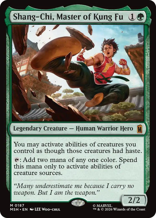 Image for Shang-Chi, Master of Kung Fu (187) (Foil) [Marvel Super Heroes] - Magic: The Gathering