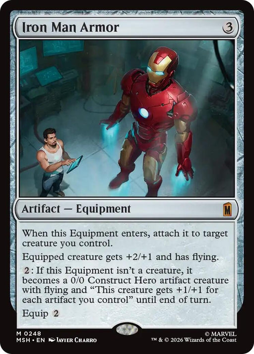Image for Iron Man Armor (248) (Foil) [Marvel Super Heroes] - Magic: The Gathering