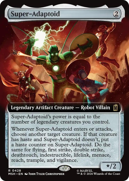 Image for Super-Adaptoid (Extended Art) (428) [Marvel Super Heroes] - Magic: The Gathering