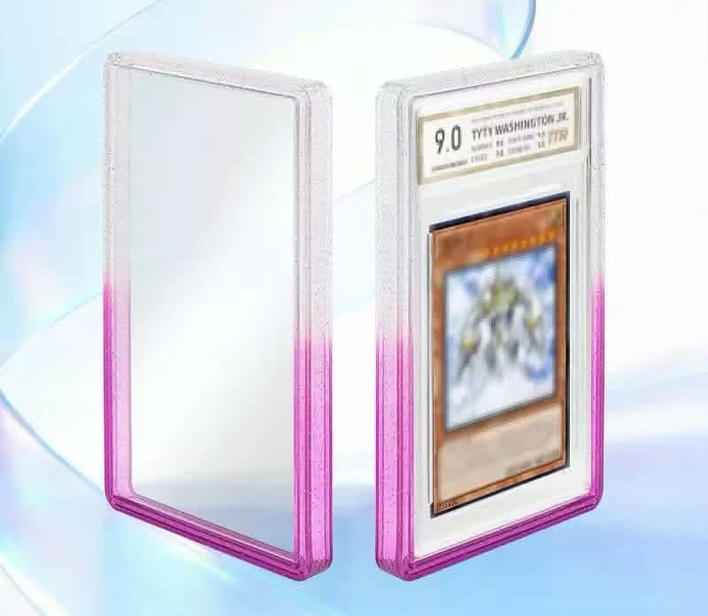 Protective Bumper Guard with Clear Backing for PSA Graded Card