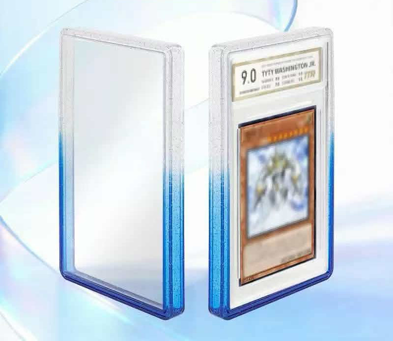 Protective Bumper Guard with Clear Backing for PSA Graded Card