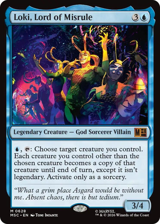 Image for Loki, Lord of Misrule (628) (Foil) [Commander: Marvel Super Heroes] - Magic: The Gathering