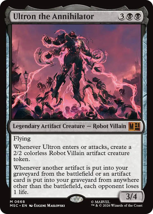 Image for Ultron the Annihilator (668) [Commander: Marvel Super Heroes] - Magic: The Gathering