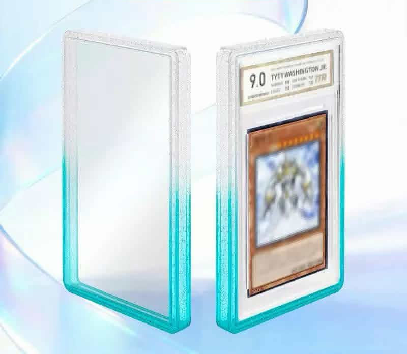 Protective Bumper Guard with Clear Backing for PSA Graded Card