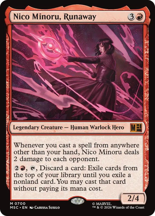 Image for Nico Minoru, Runaway (700) (Foil) [Commander: Marvel Super Heroes] - Magic: The Gathering