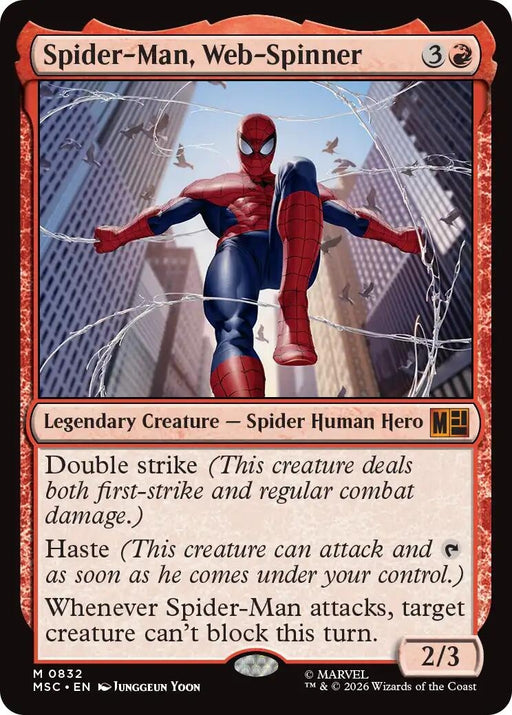 Image for Spider-Man, Web-Spinner (832) [Commander: Marvel Super Heroes] - Magic: The Gathering