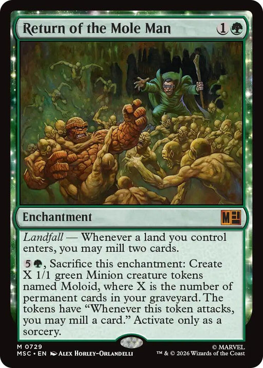 Image for Return of the Mole Man (729) (Foil) [Commander: Marvel Super Heroes] - Magic: The Gathering