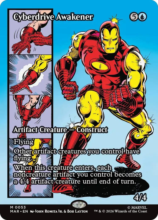 Image for Cyberdrive Awakener (Borderless) (53) [Marvel Universe Eternal-Legal] - Magic: The Gathering