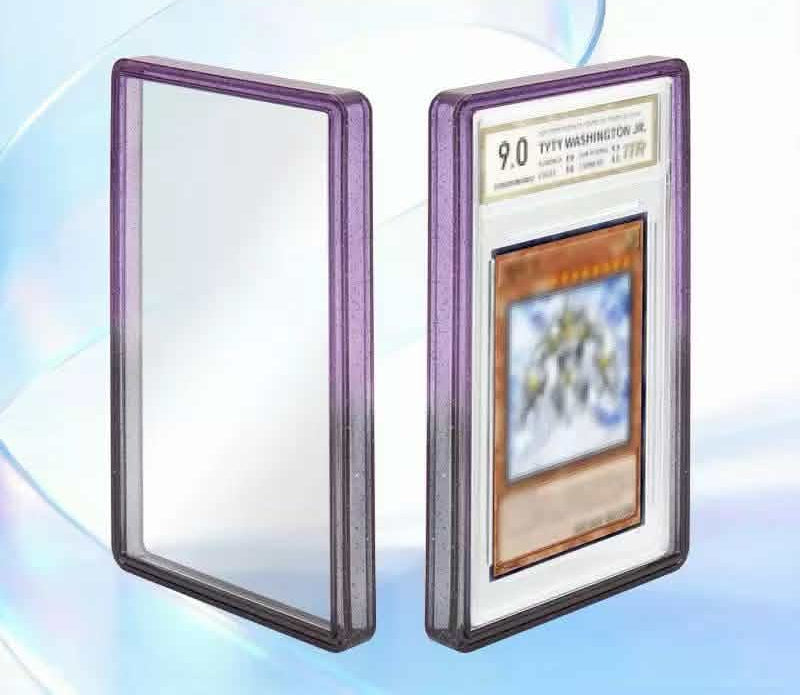 Protective Bumper Guard with Clear Backing for PSA Graded Card