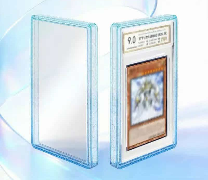 Protective Bumper Guard with Clear Backing for PSA Graded Card