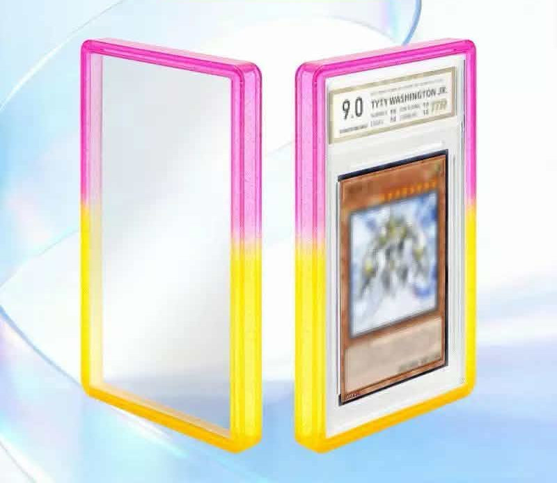 Protective Bumper Guard with Clear Backing for PSA Graded Card