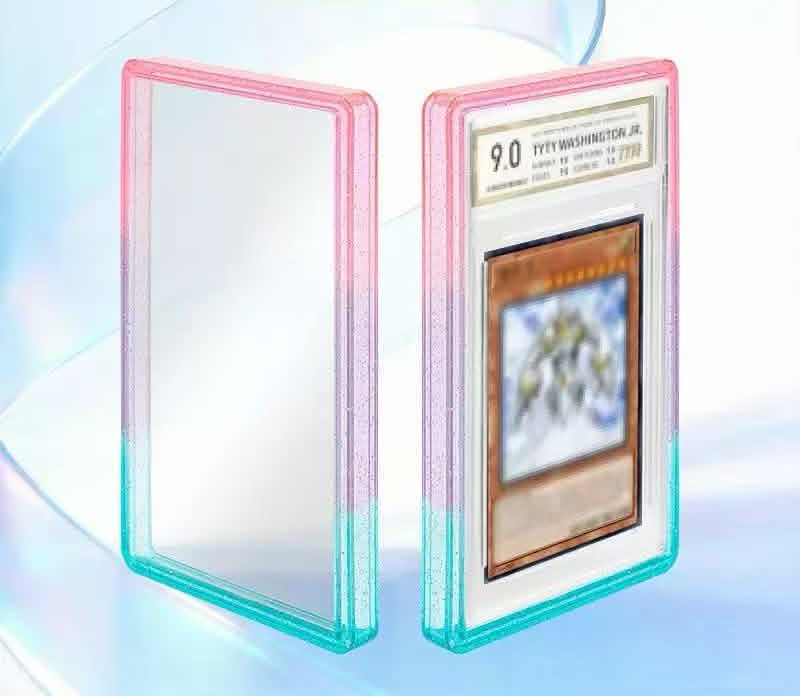 Protective Bumper Guard with Clear Backing for PSA Graded Card