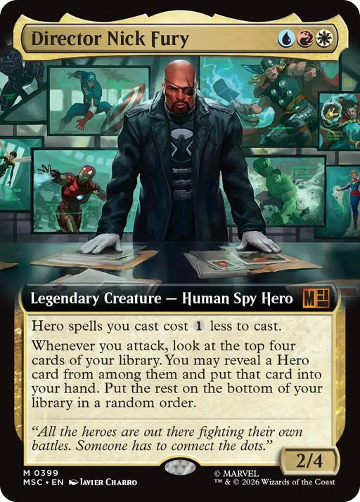 Image for Director Nick Fury (Extended Art) (399) [Commander: Marvel Super Heroes] - Magic: The Gathering