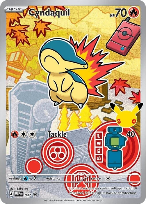 Image for Cyndaquil - 047 (047) (Holofoil) [ME: Mega Evolution Promo] - Pokemon