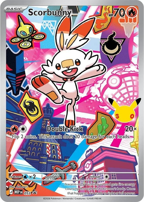 Image for Scorbunny - 053 (053) (Holofoil) [ME: Mega Evolution Promo] - Pokemon