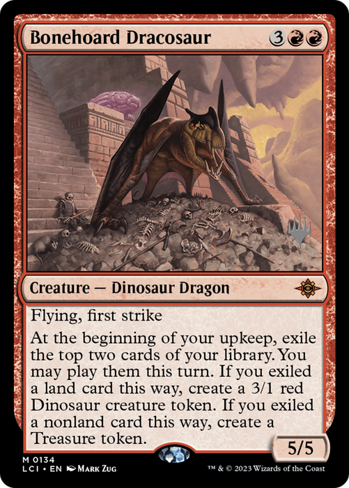 Bonehoard Dracosaur [PLCI-134P] - The Lost Caverns of Ixalan Promos