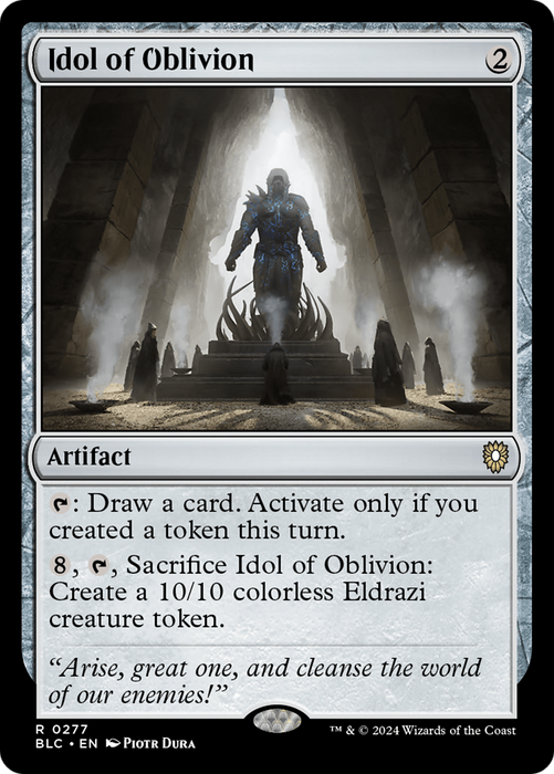 Idol of Oblivion [BLC-277] - Bloomburrow Commander