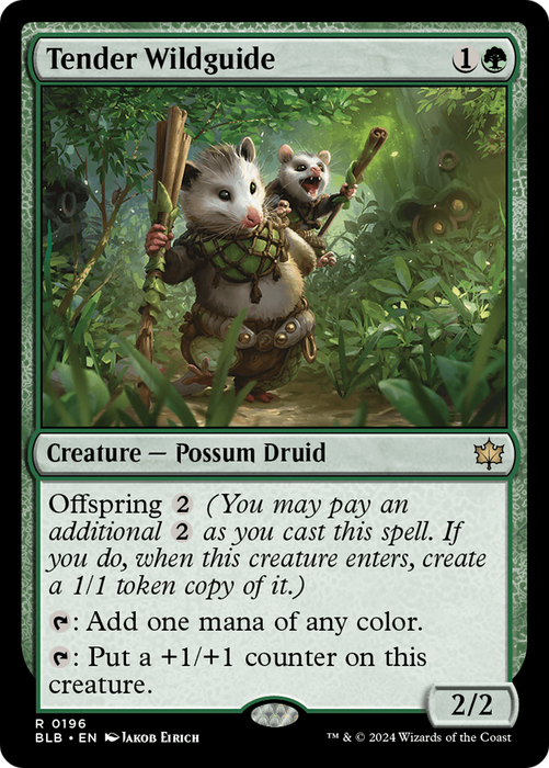 Tender Wildguide [BLB-196] Foil - Bloomburrow