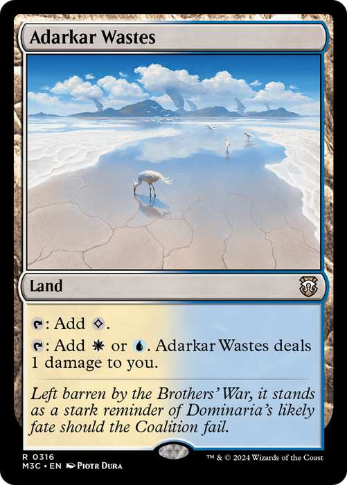 Adarkar Wastes [M3C-316] - Modern Horizons 3 Commander