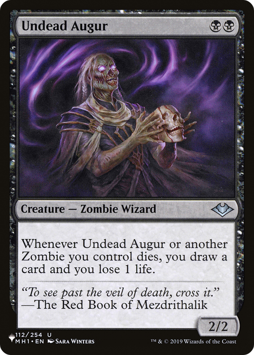 Undead Augur [PLST-MH1-112] - The List