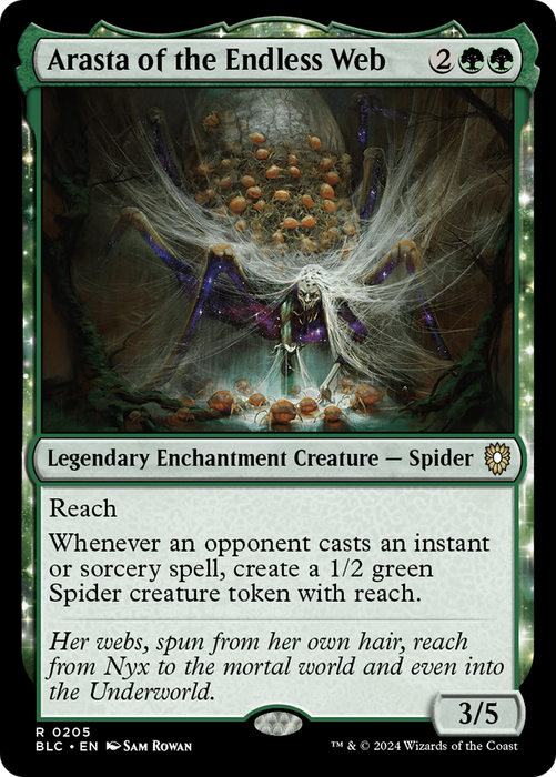 Arasta of the Endless Web [BLC-205] - Bloomburrow Commander