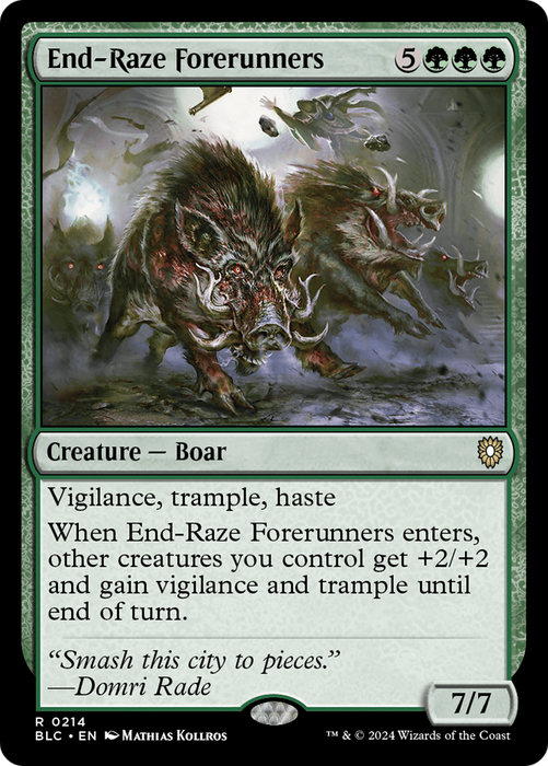 End-Raze Forerunners [BLC-214] - Bloomburrow Commander