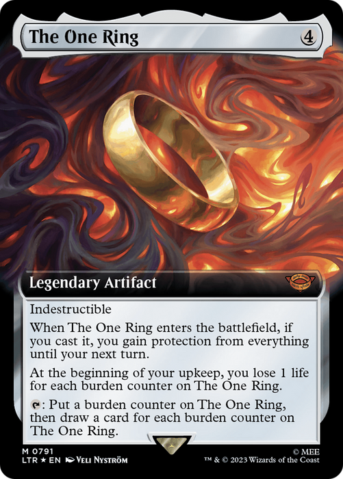 The One Ring (Extended Art) [LTR-791] Foil - The Lord of the Rings: Tales of Middle-earth