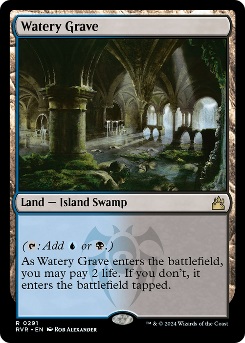 Watery Grave [RVR-291] Foil - Ravnica Remastered