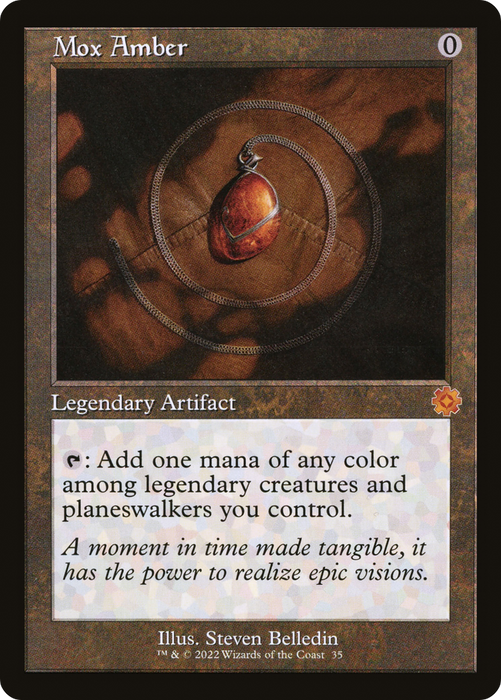 Mox Amber [BRR-035] - The Brothers' War Retro Artifacts