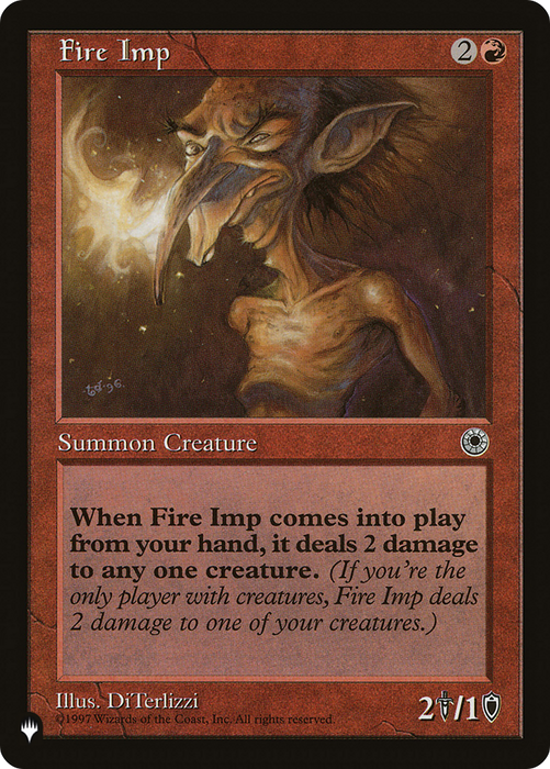 Fire Imp [PLST-POR-126] - The List