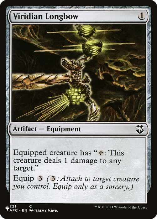 Viridian Longbow [PLST-AFC-221] - The List