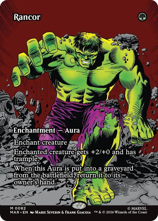 Image for Rancor (Borderless) (82) [Marvel Universe Eternal-Legal] - Magic: The Gathering