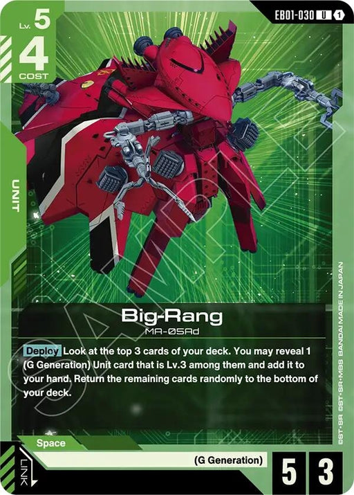 Image for Big-Rang (EB01-030) [Eternal Nexus] - Gundam Card Game