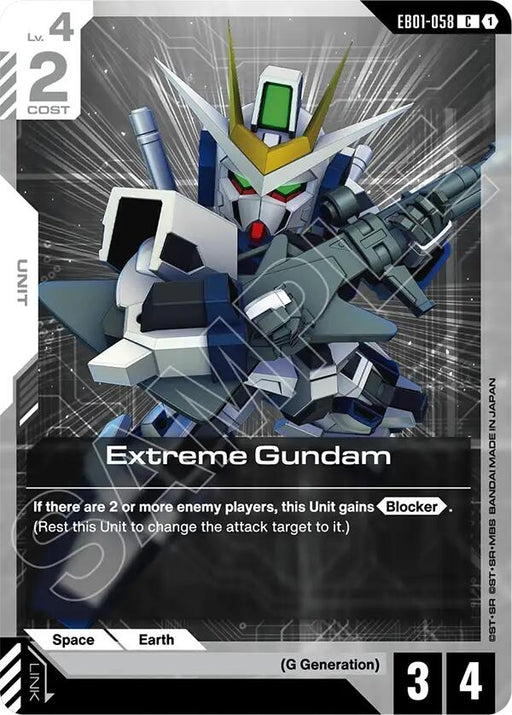 Image for Extreme Gundam (EB01-058) [Eternal Nexus] - Gundam Card Game