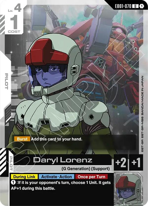 Image for Daryl Lorenz (EB01-070) [Eternal Nexus] - Gundam Card Game