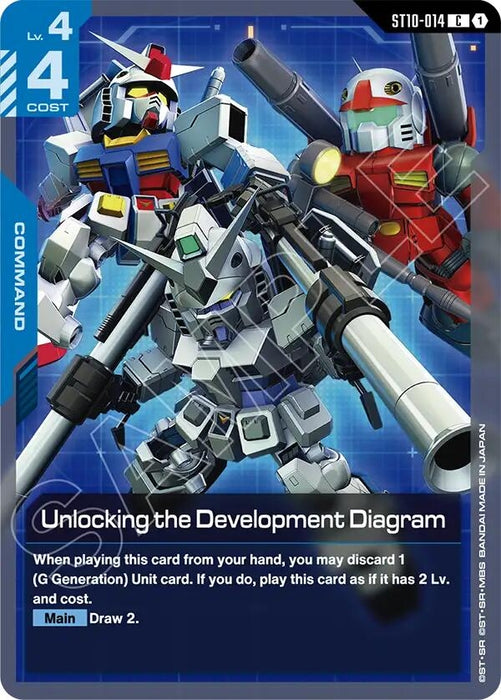 Image for Unlocking the Development Diagram (ST10-014) [Starter Deck 10: Generation Pulse] - Gundam Card Game