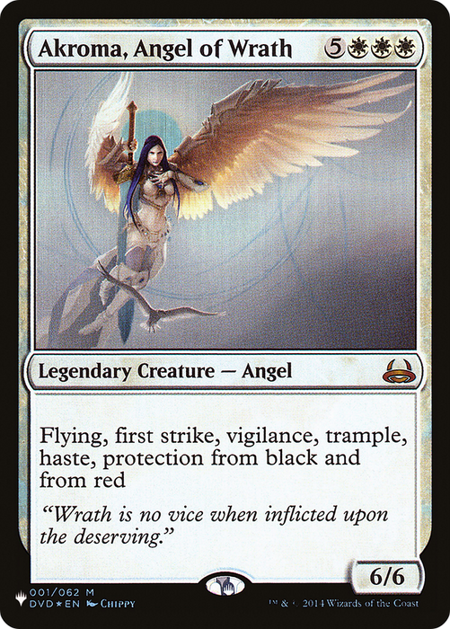 Akroma, Angel of Wrath [PLST-DVD-1] - The List